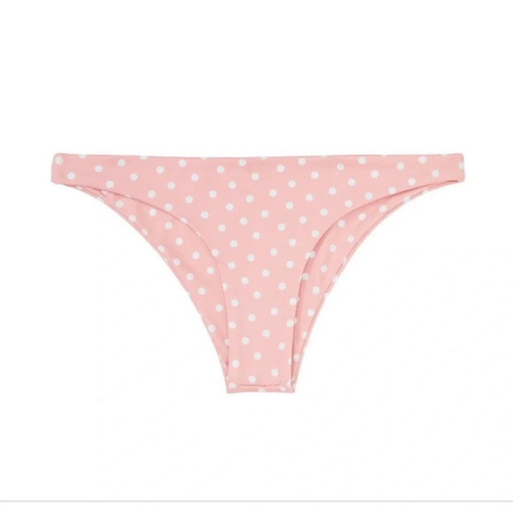 New! Skin by same pale pink white polka dot bikini bottom 2867 - Picture 3 of 9